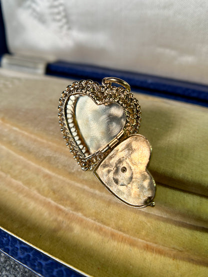 1950s Gold Heart Locket