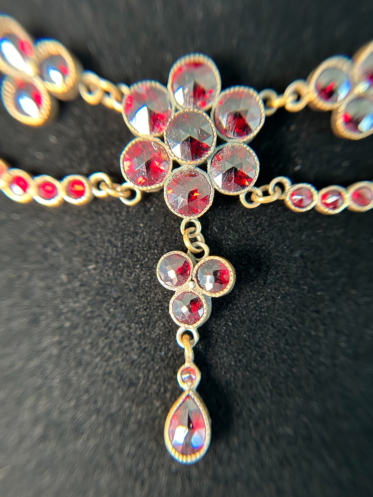 Bohemian Garnet Necklace