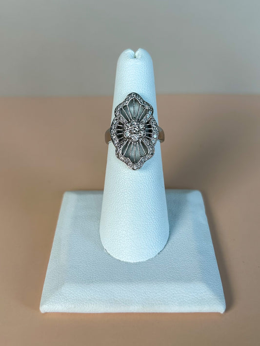 Diamond Filigree Ring