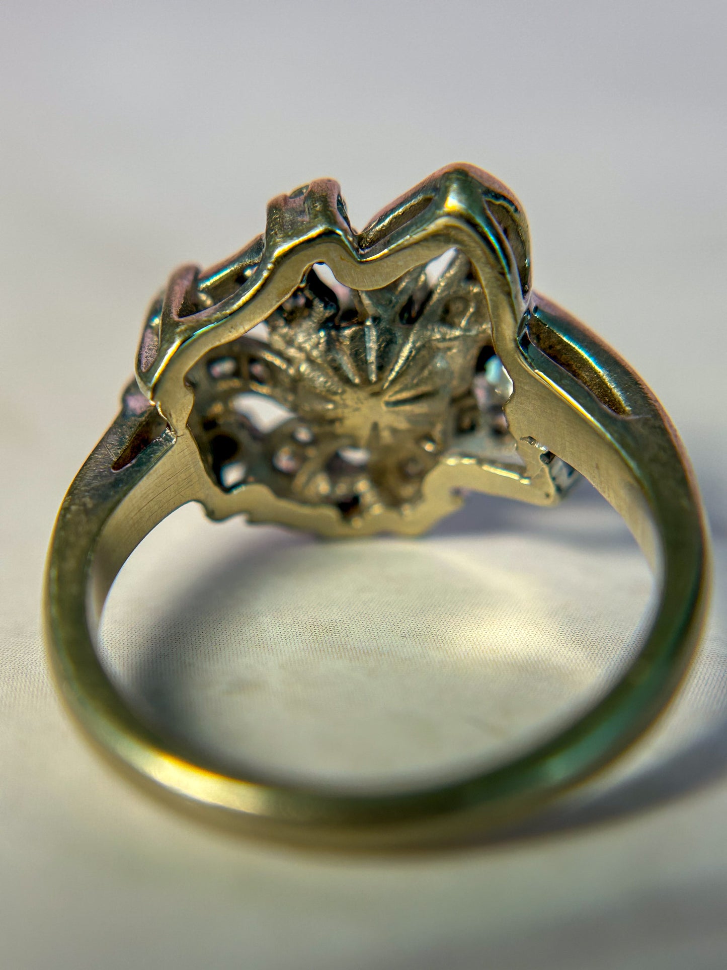 14k 1930s Diamond Ring