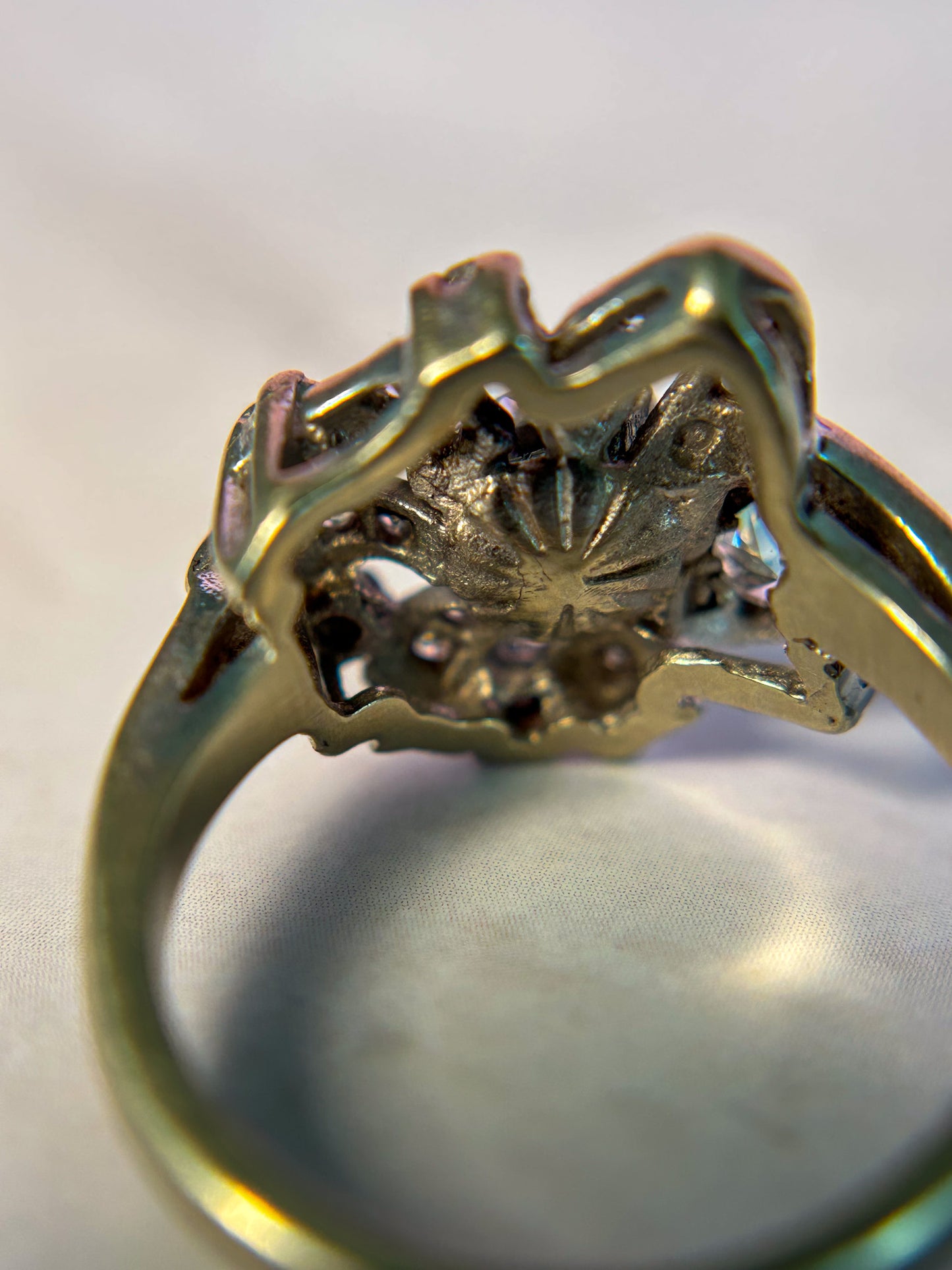 14k 1930s Diamond Ring