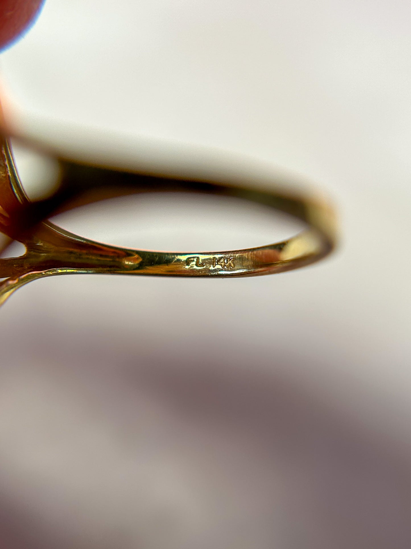 14k Blue Topaz Ring