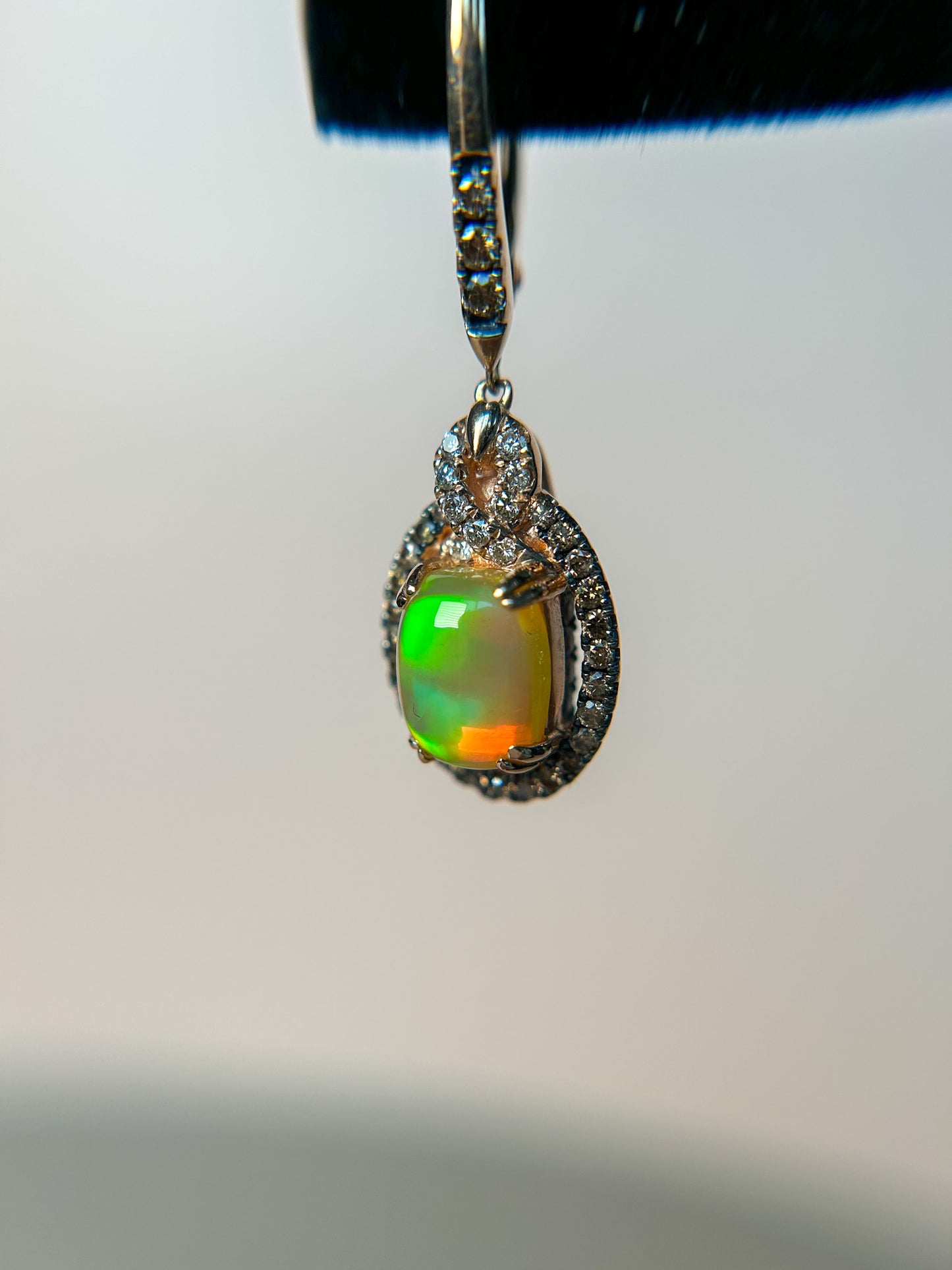 Opal Earrings - 1960s
