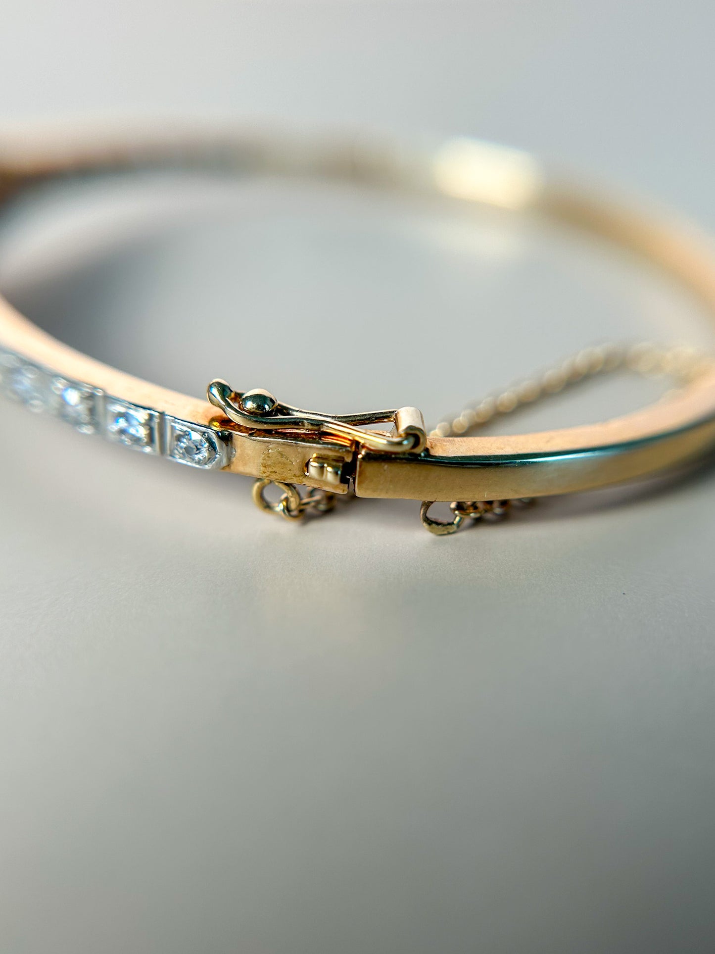 Art Deco Diamond & Pearl Bracelet