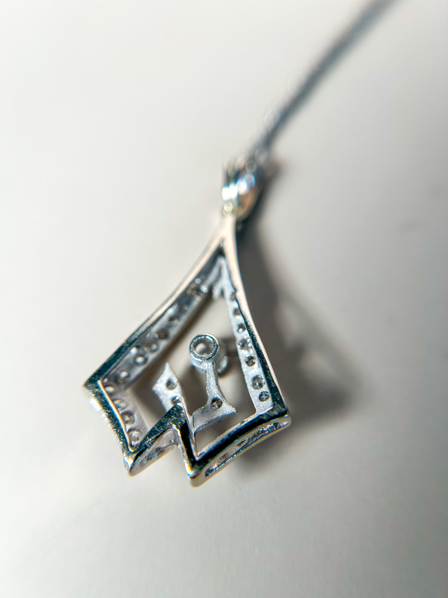 1940s Diamond Pendant