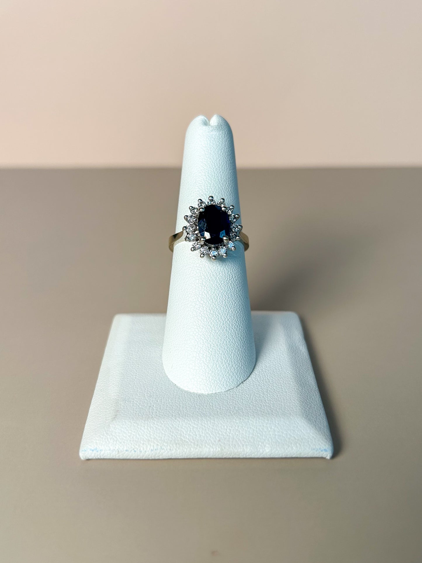 Sapphire & Diamond Ring