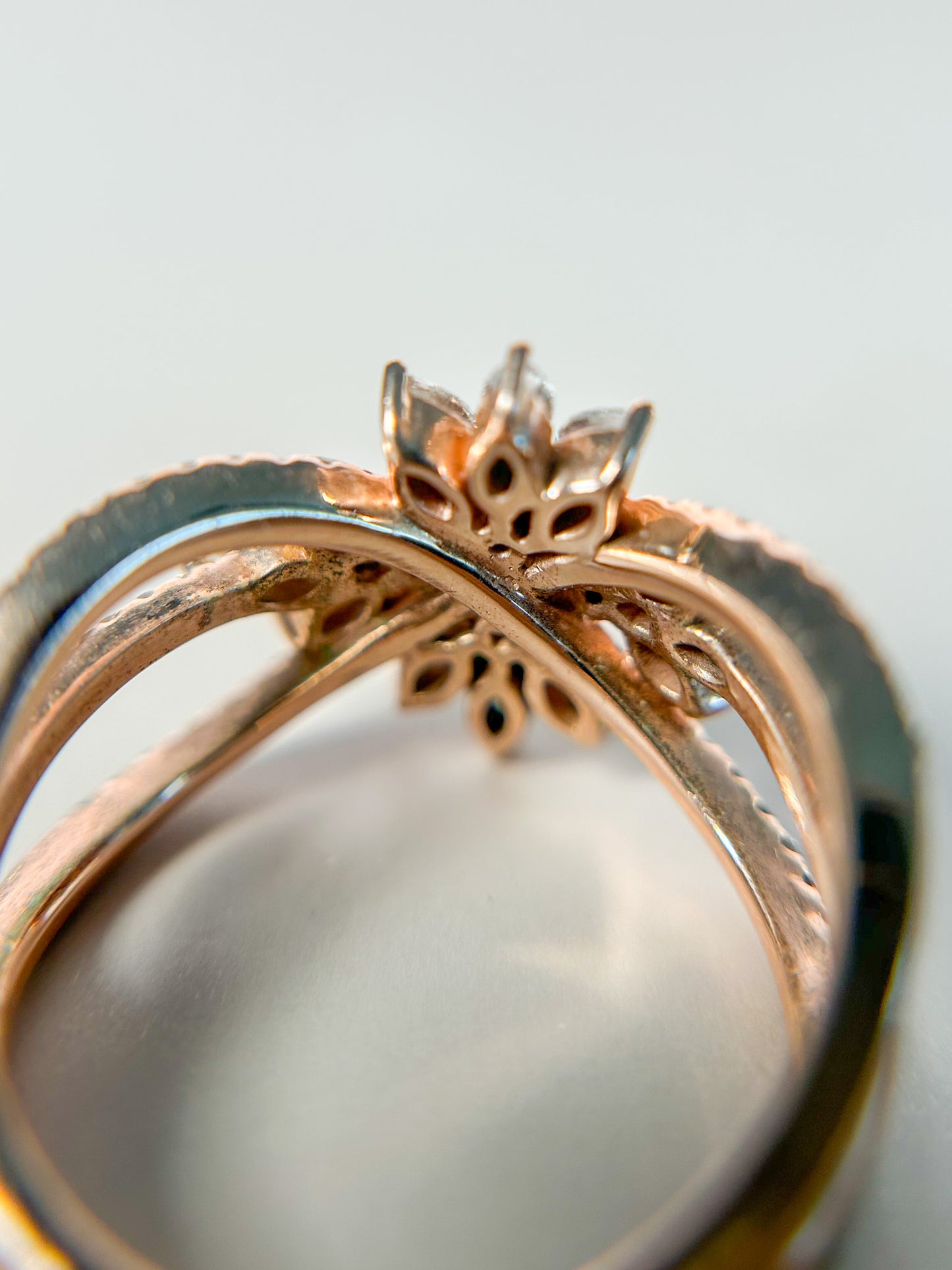 1950s Diamond Cocktail Ring
