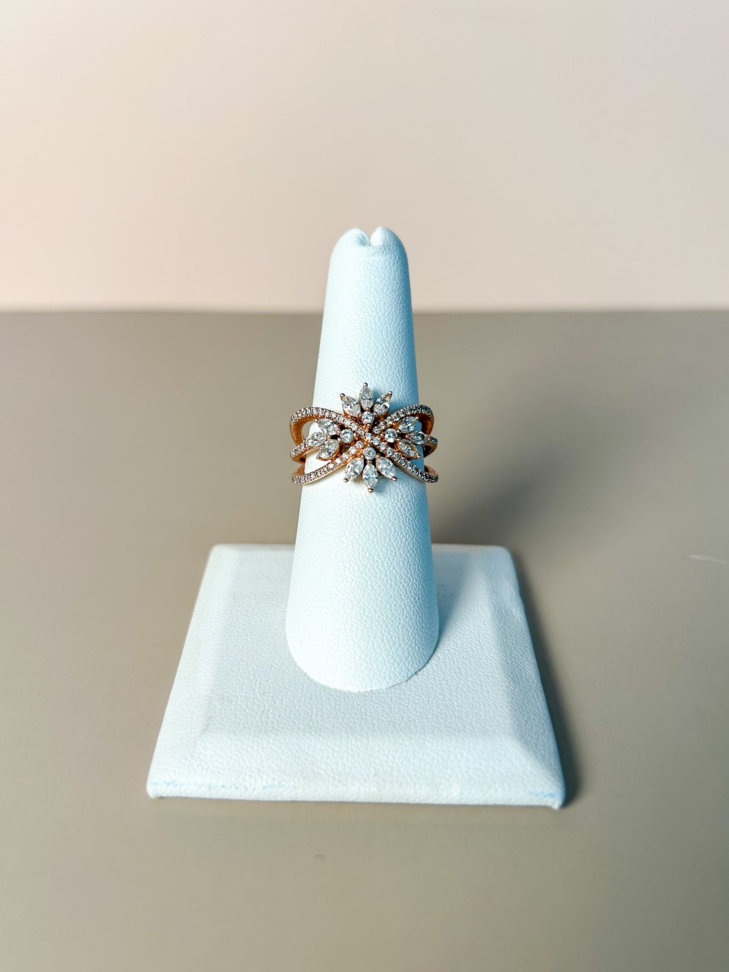 1950s Diamond Cocktail Ring