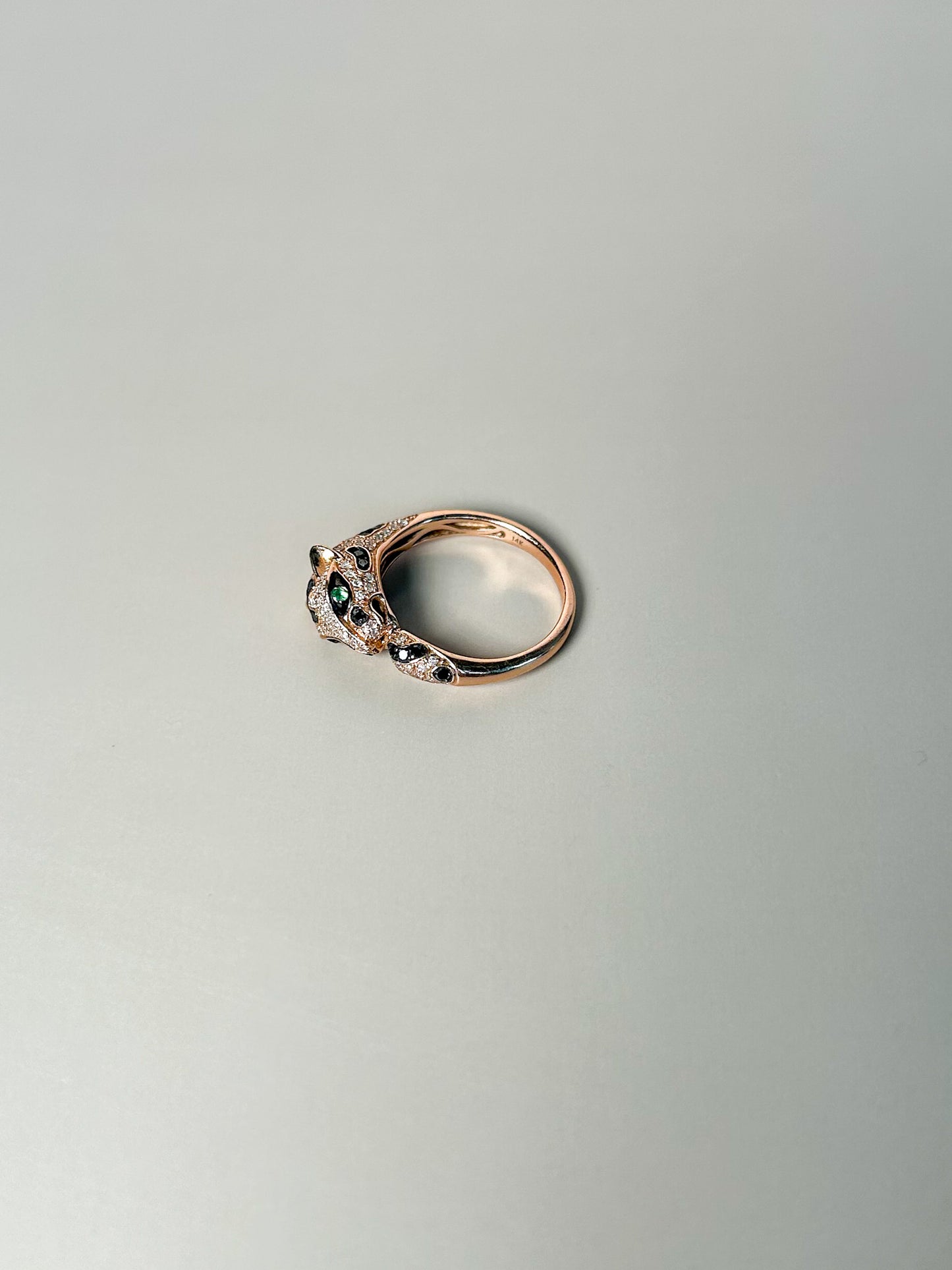 1970s Panther Ring