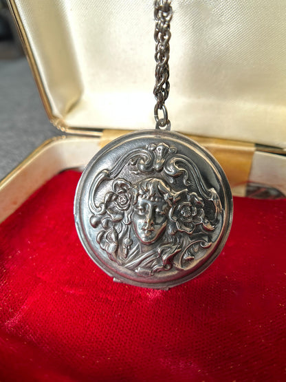 Art Nouveau Locket Necklace