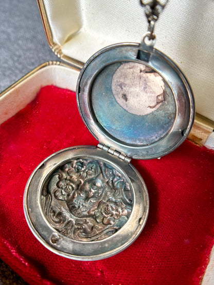 Art Nouveau Locket Necklace