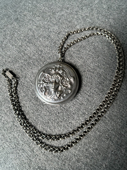 Art Nouveau Locket Necklace