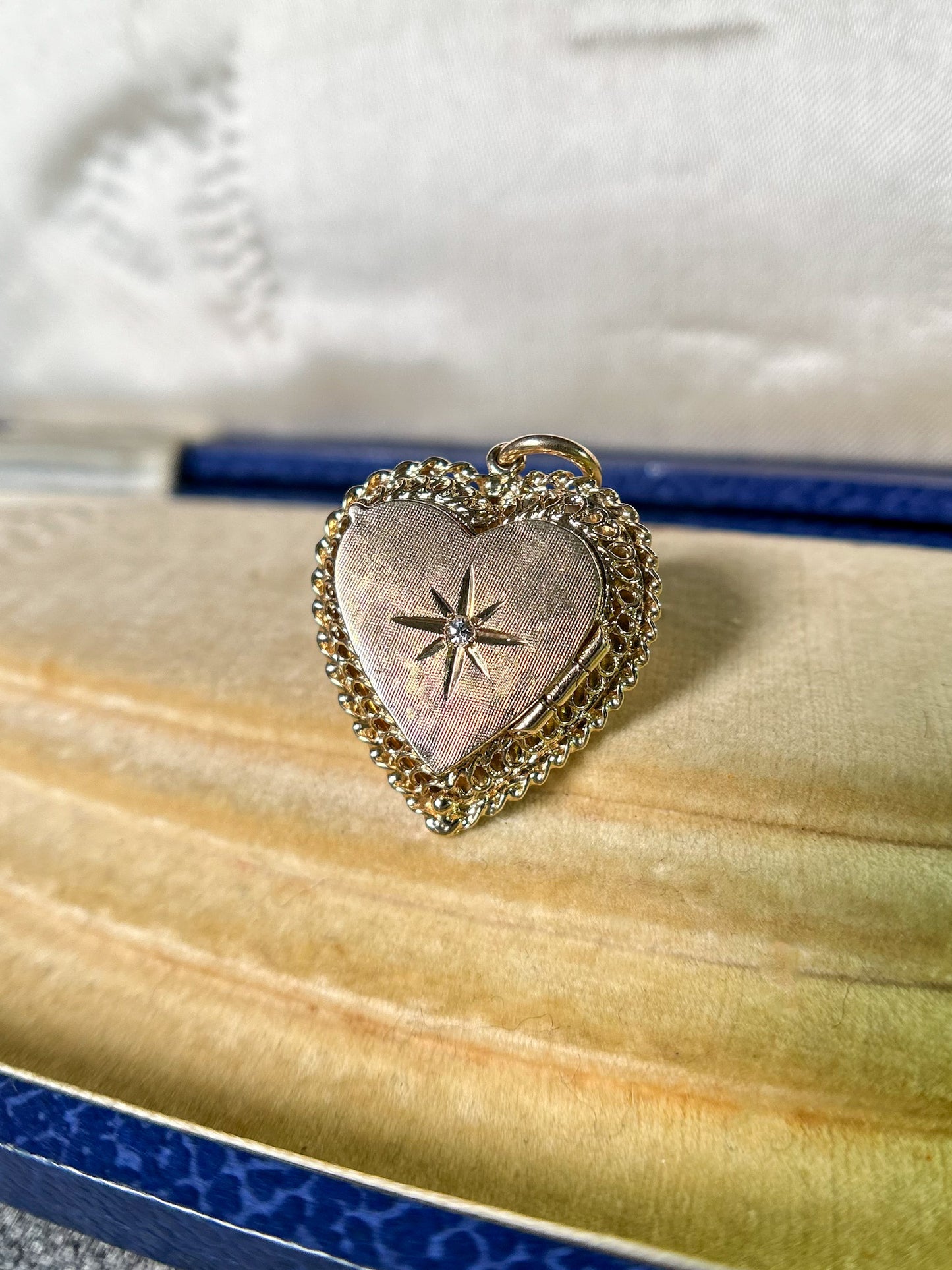 1950s Gold Heart Locket