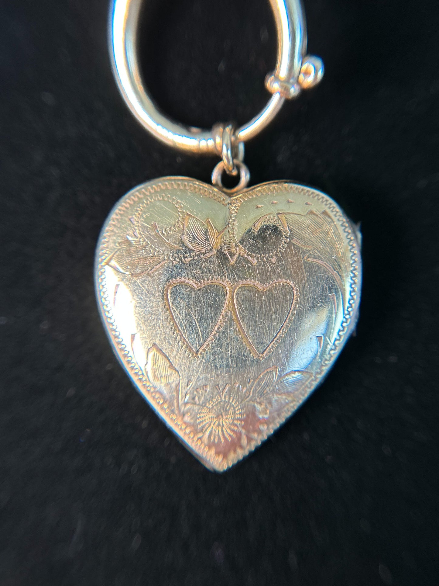 Sold - Victorian Book Chain with Heart Locket