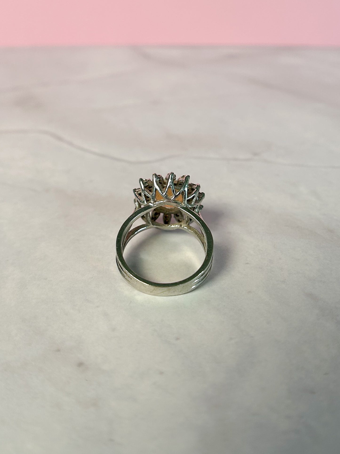 1930s Opal & Diamond Ring