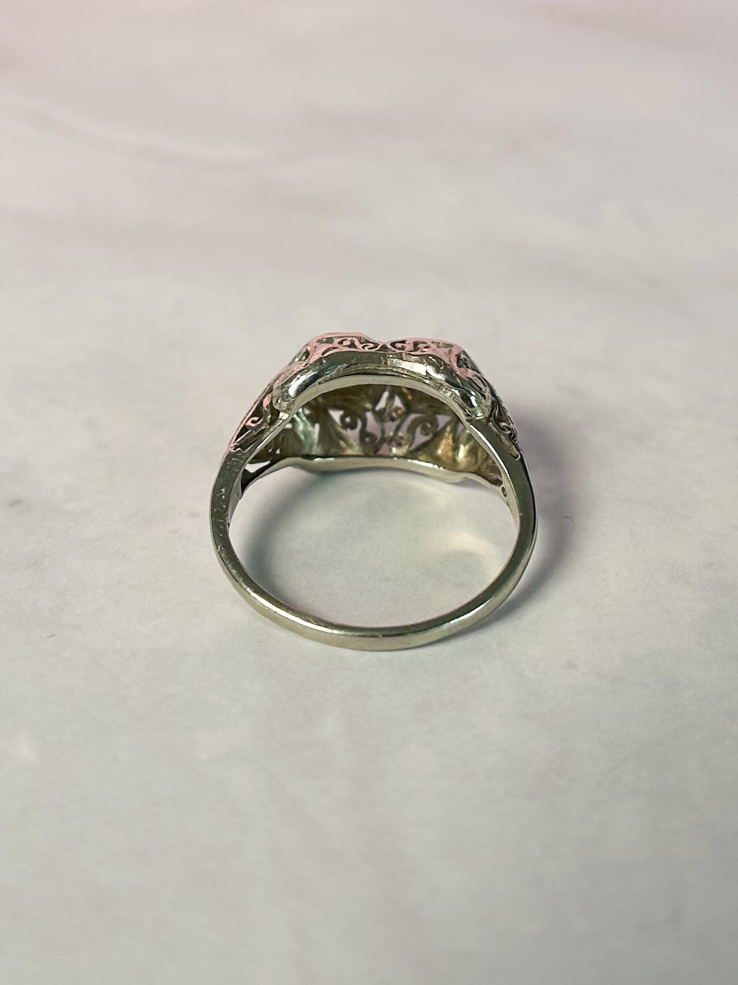 Art Deco Filigree Ring