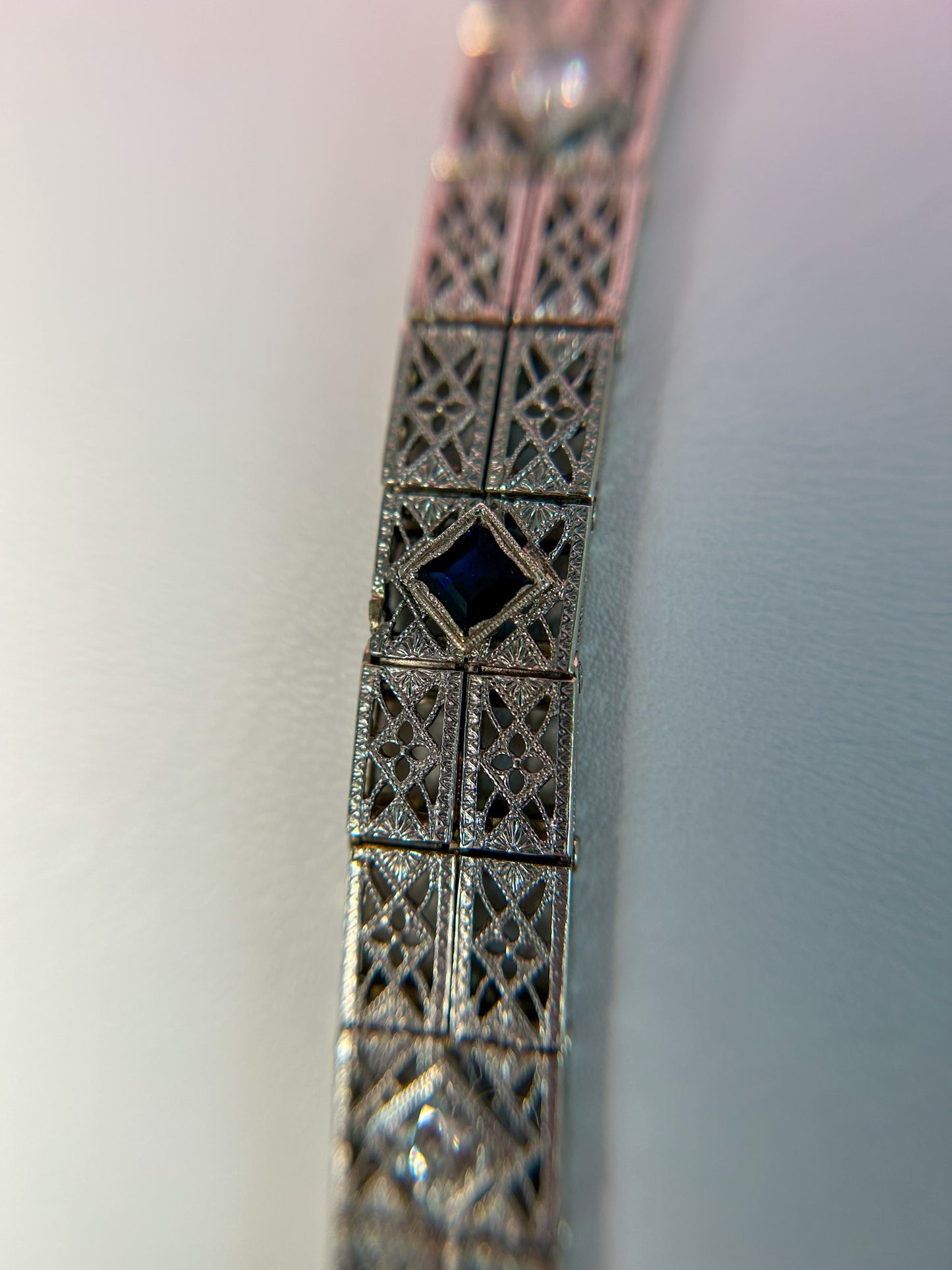 Art Deco Sapphire & Diamond Bracelet