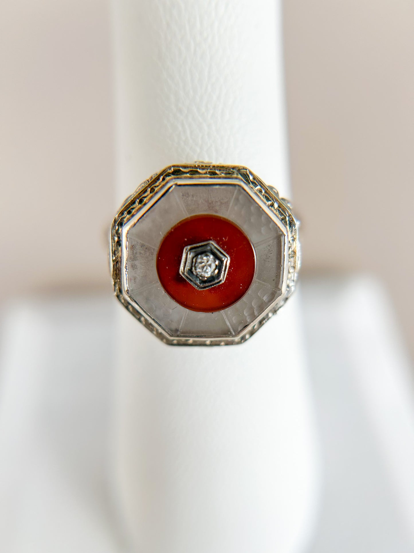 1920s Camphor Glass Ring