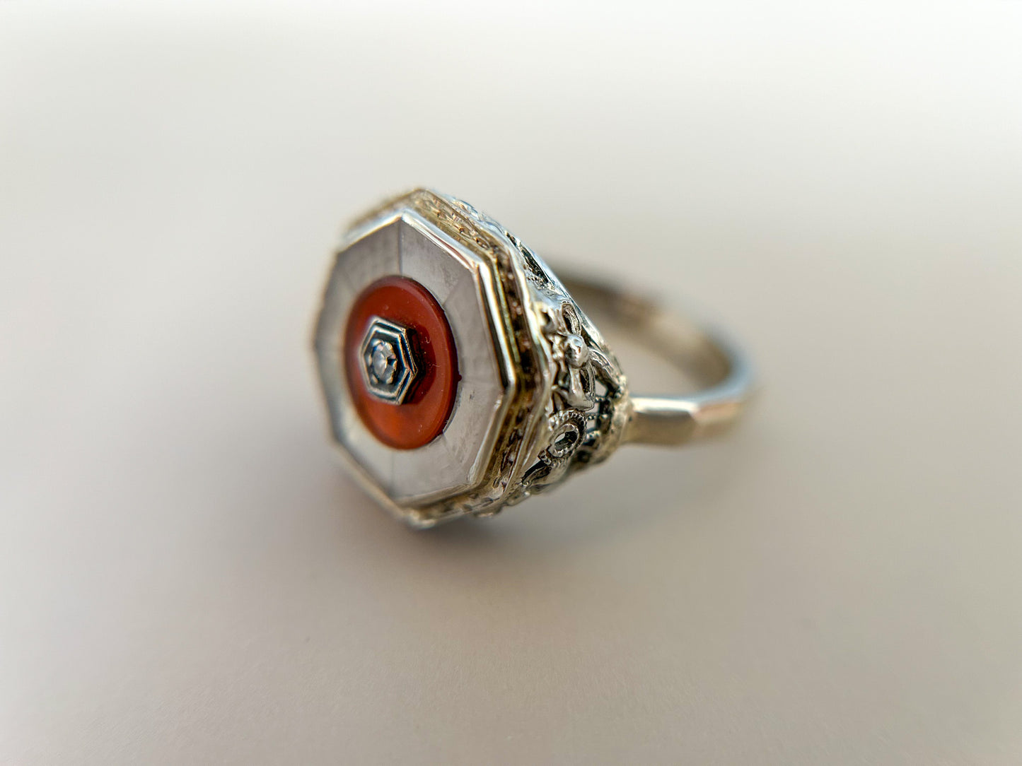 1920s Camphor Glass Ring