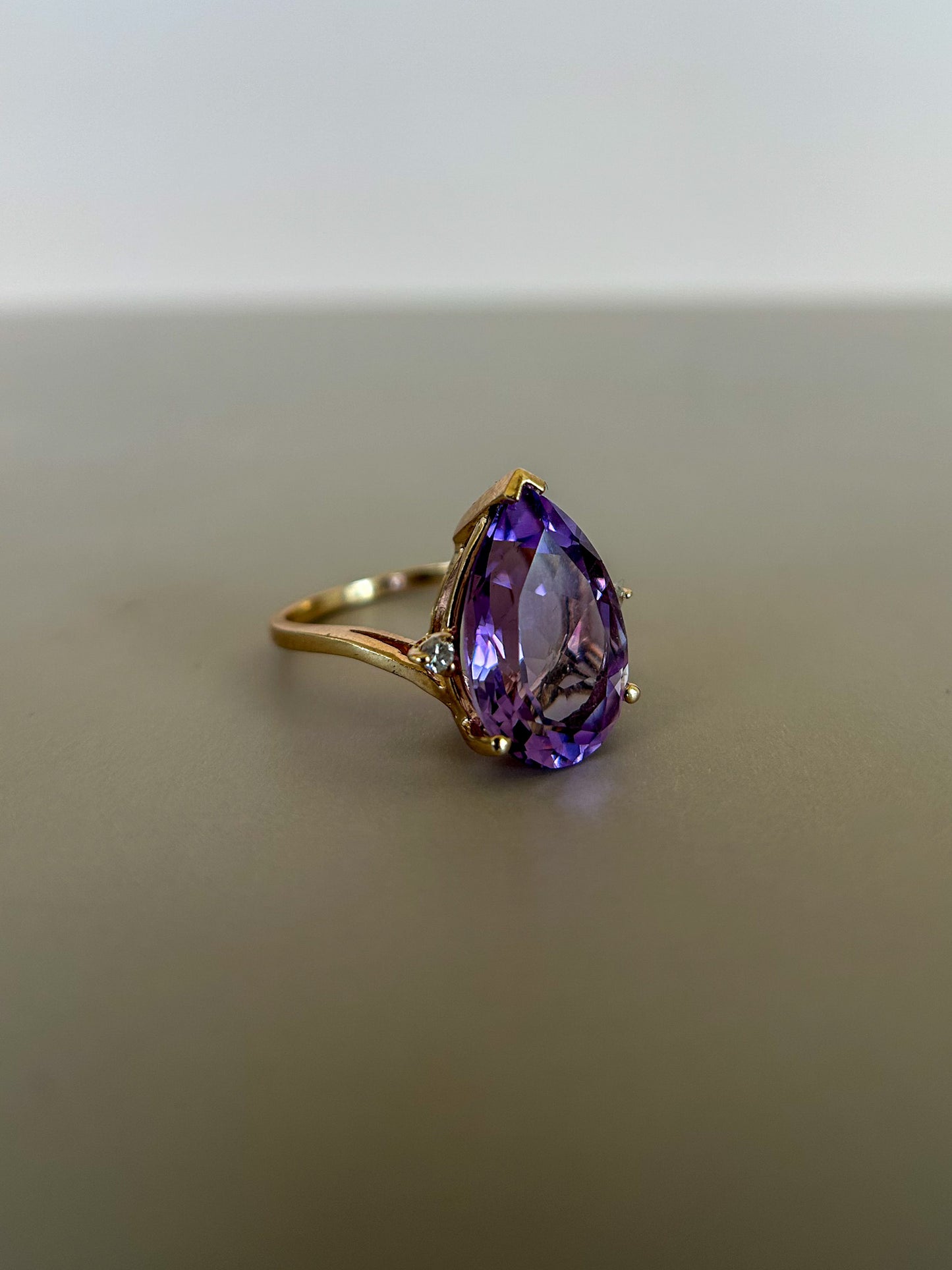 Sold - 14k Amethyst Ring