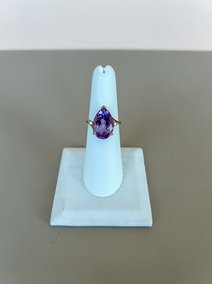 Sold - 14k Amethyst Ring