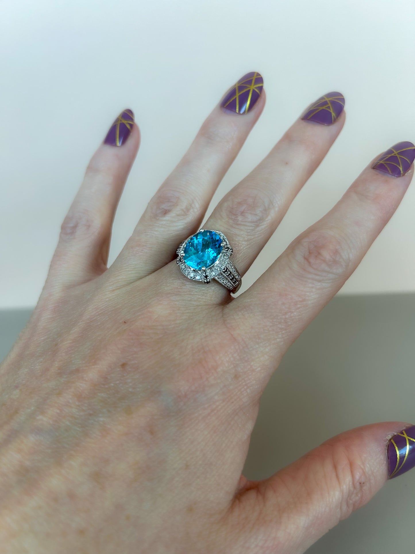 Blue Topaz Ring