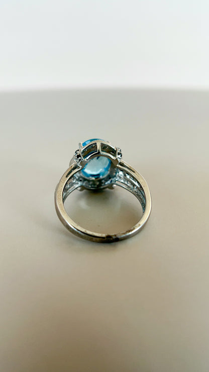 Blue Topaz Ring