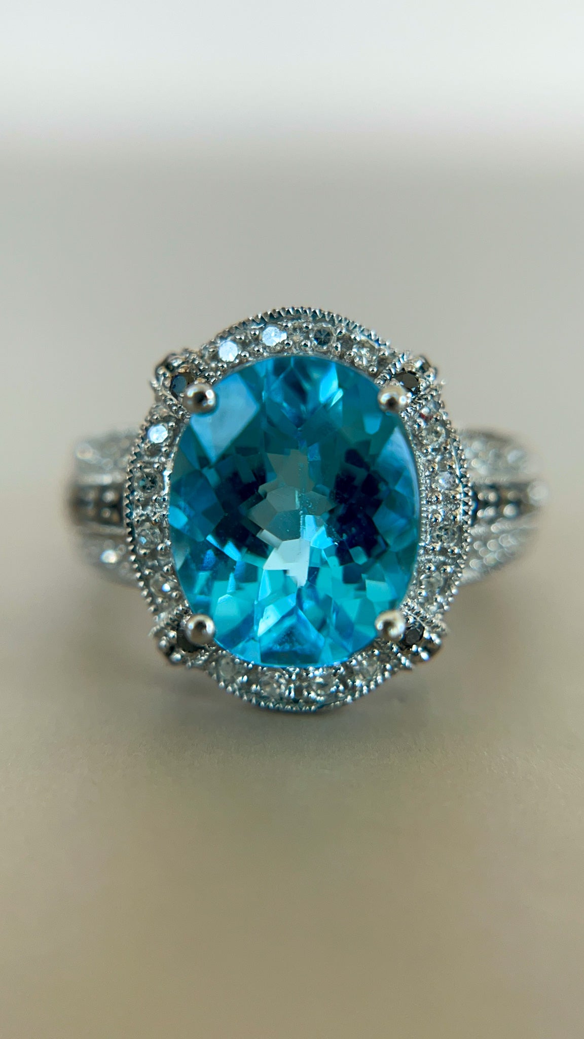 Blue Topaz Ring