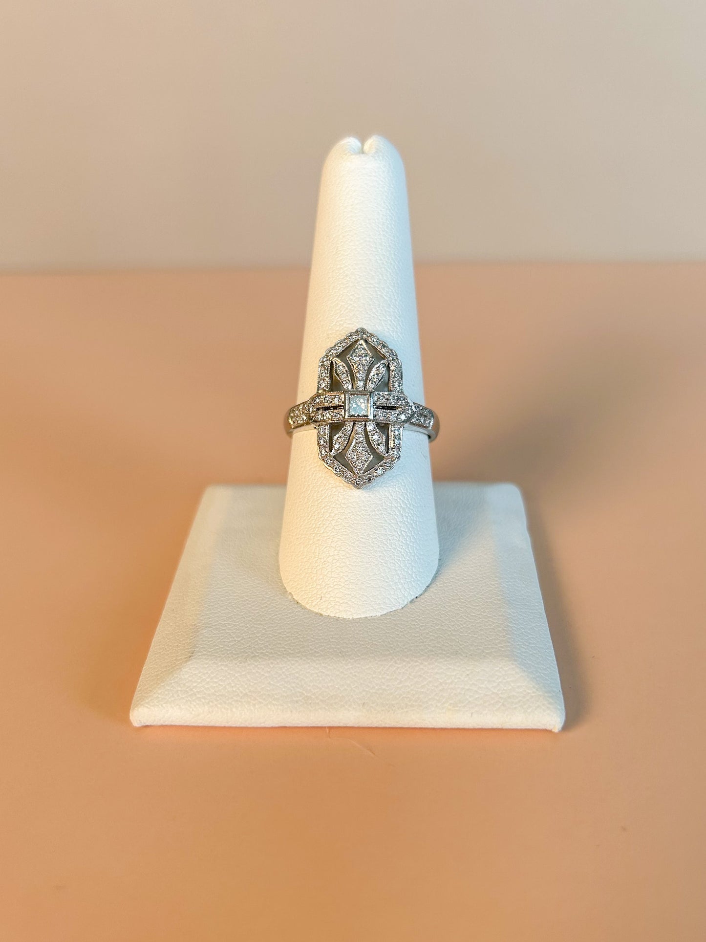 Diamond Fleur de Lis Ring