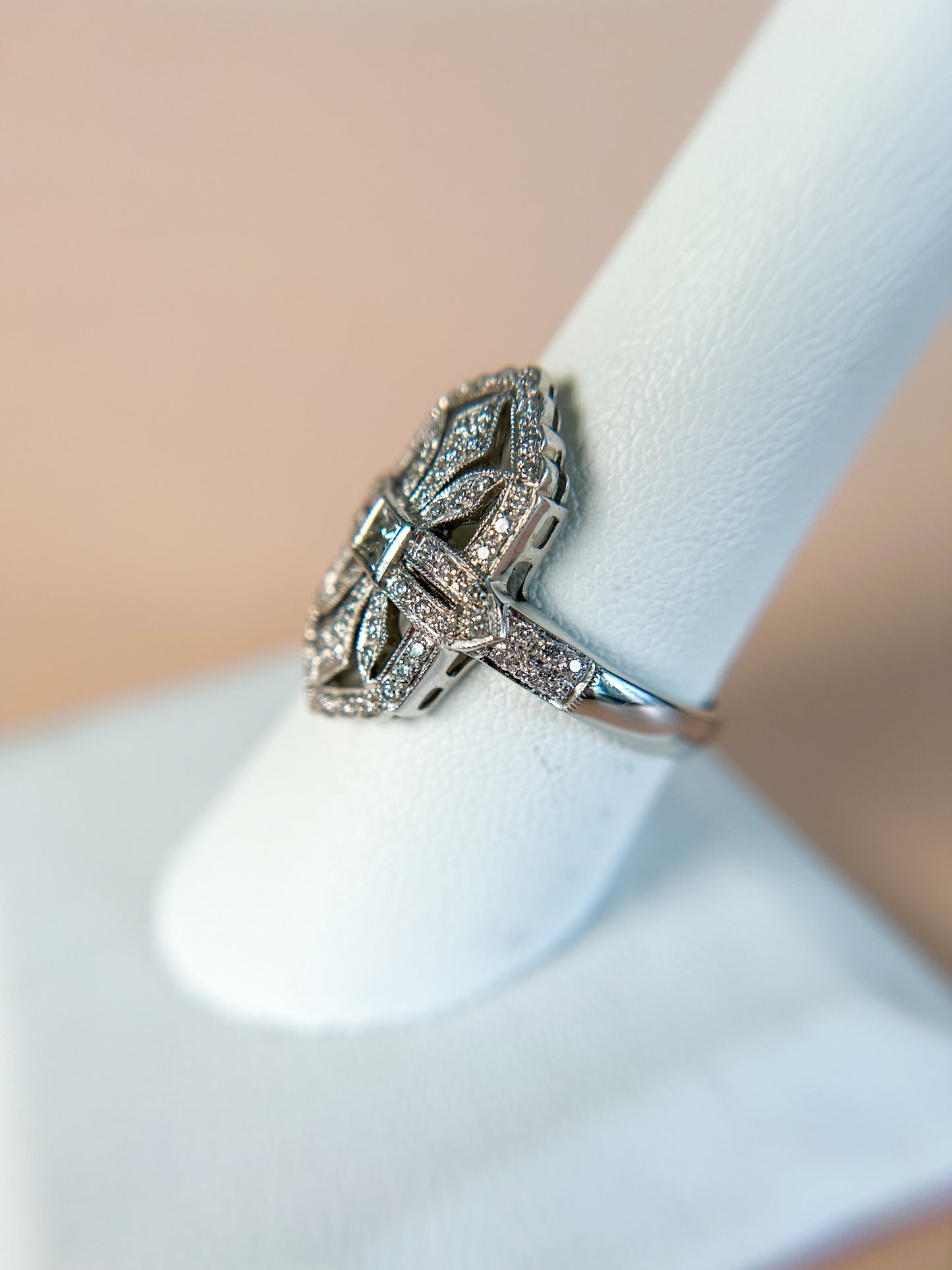 Diamond Fleur de Lis Ring