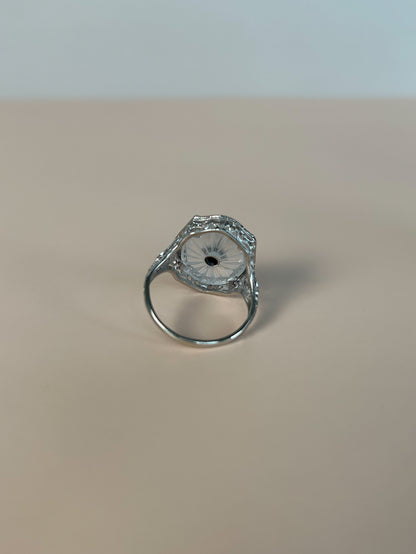 Camphor Glass Ring