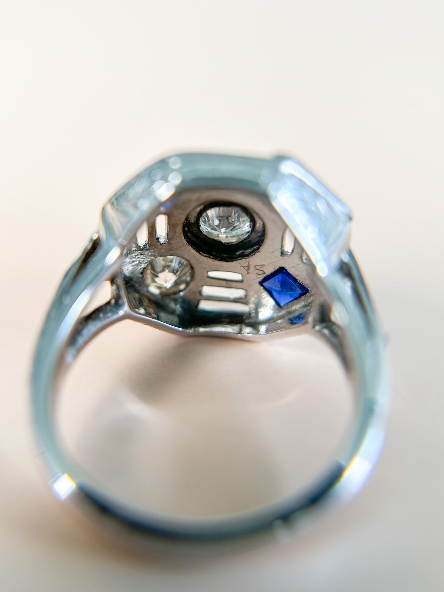 Art Deco Octagon Ring