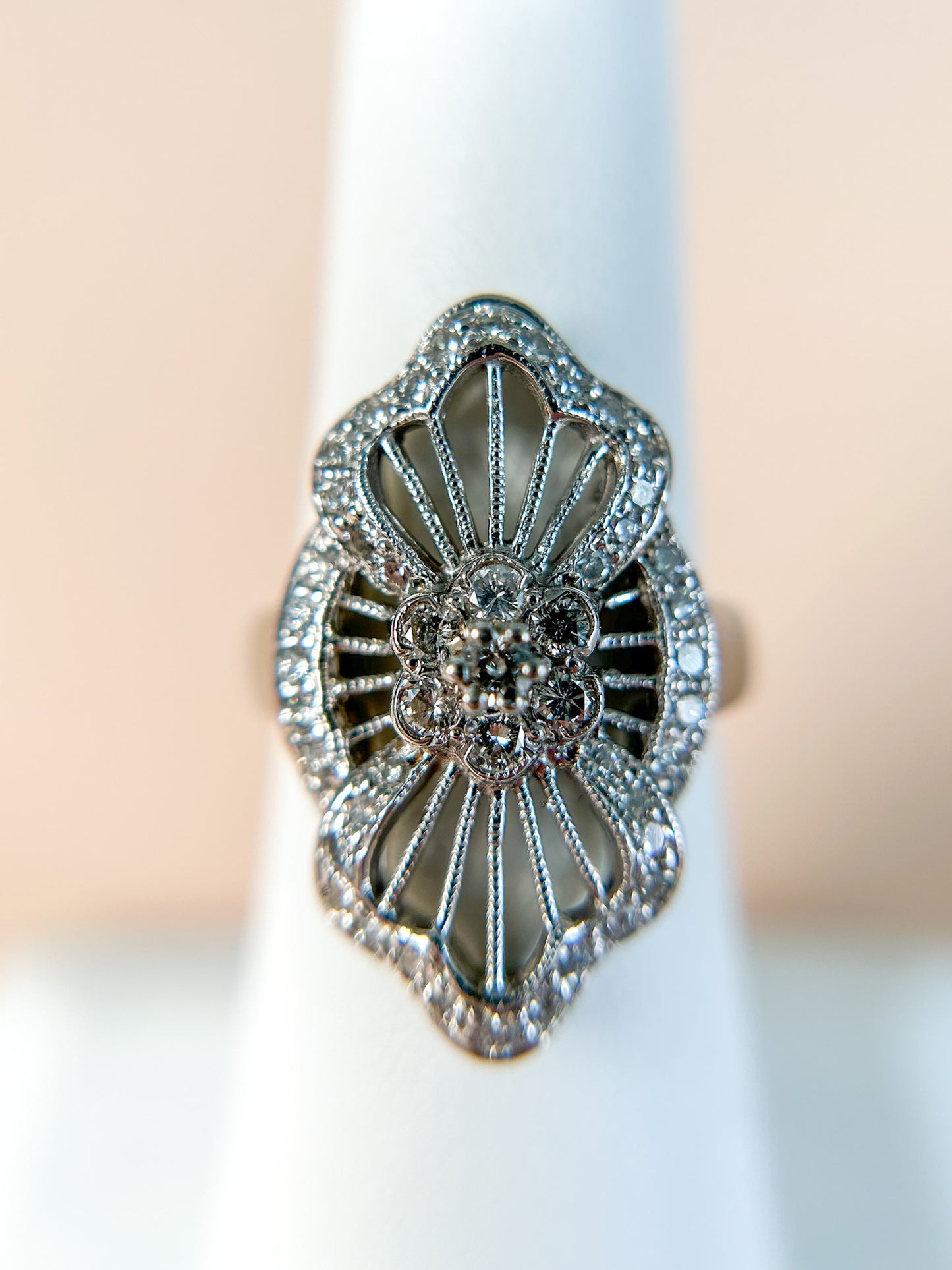 Diamond Filigree Ring