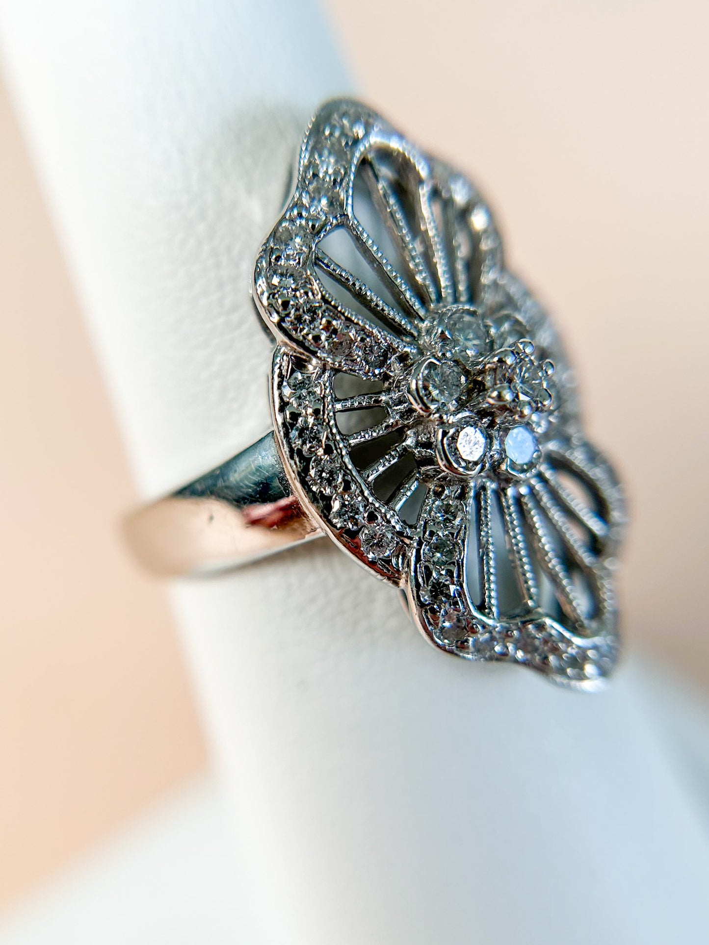 Diamond Filigree Ring