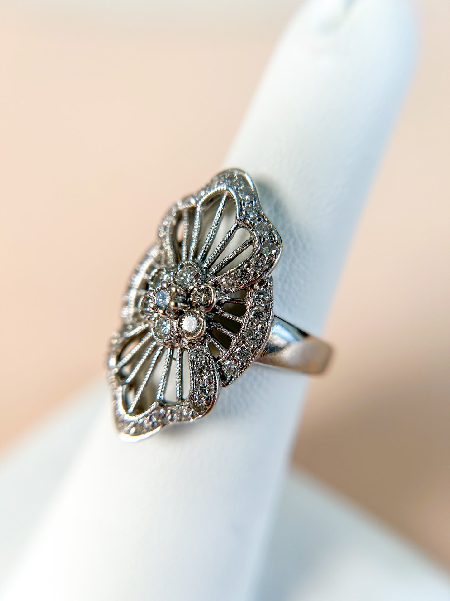 Diamond Filigree Ring