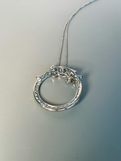 Platinum & Diamond pin/pendant