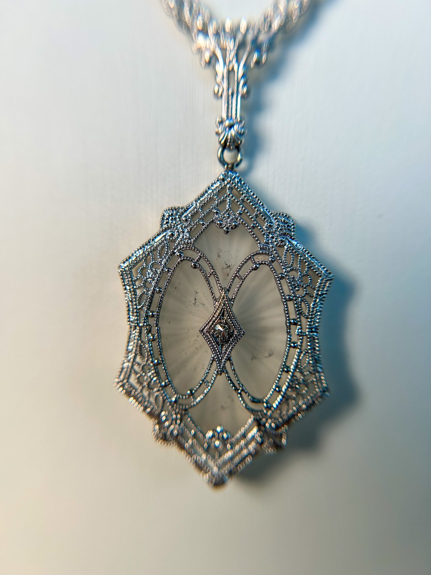 Camphor Glass Necklace