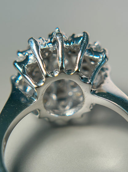 Diamond 1940s Ballerina Ring