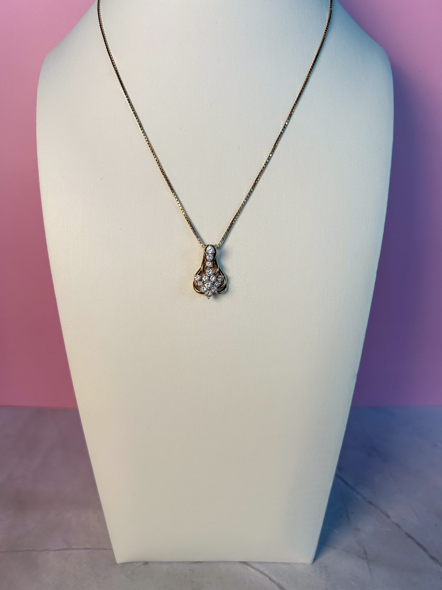 Diamond Drop Necklace