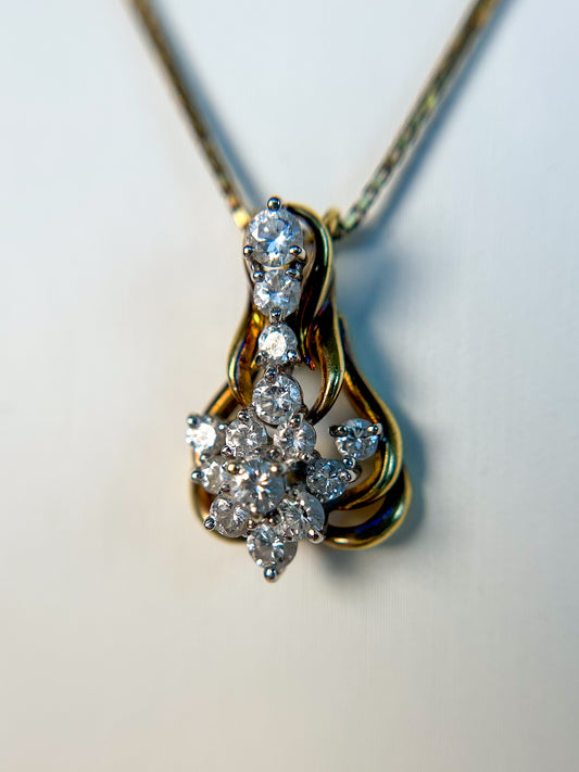 Diamond Drop Necklace