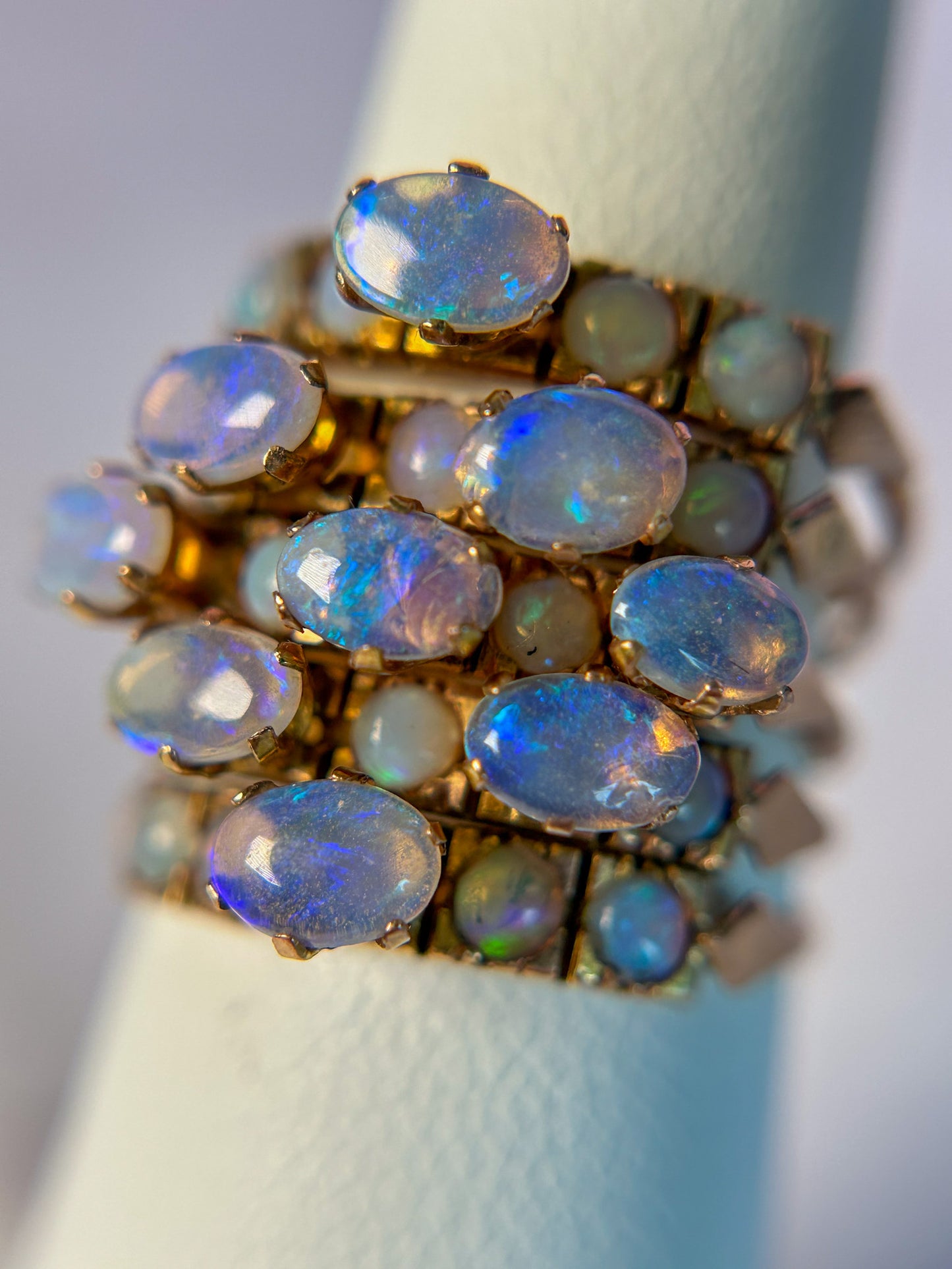 1940s Opal Harem Ring 14k