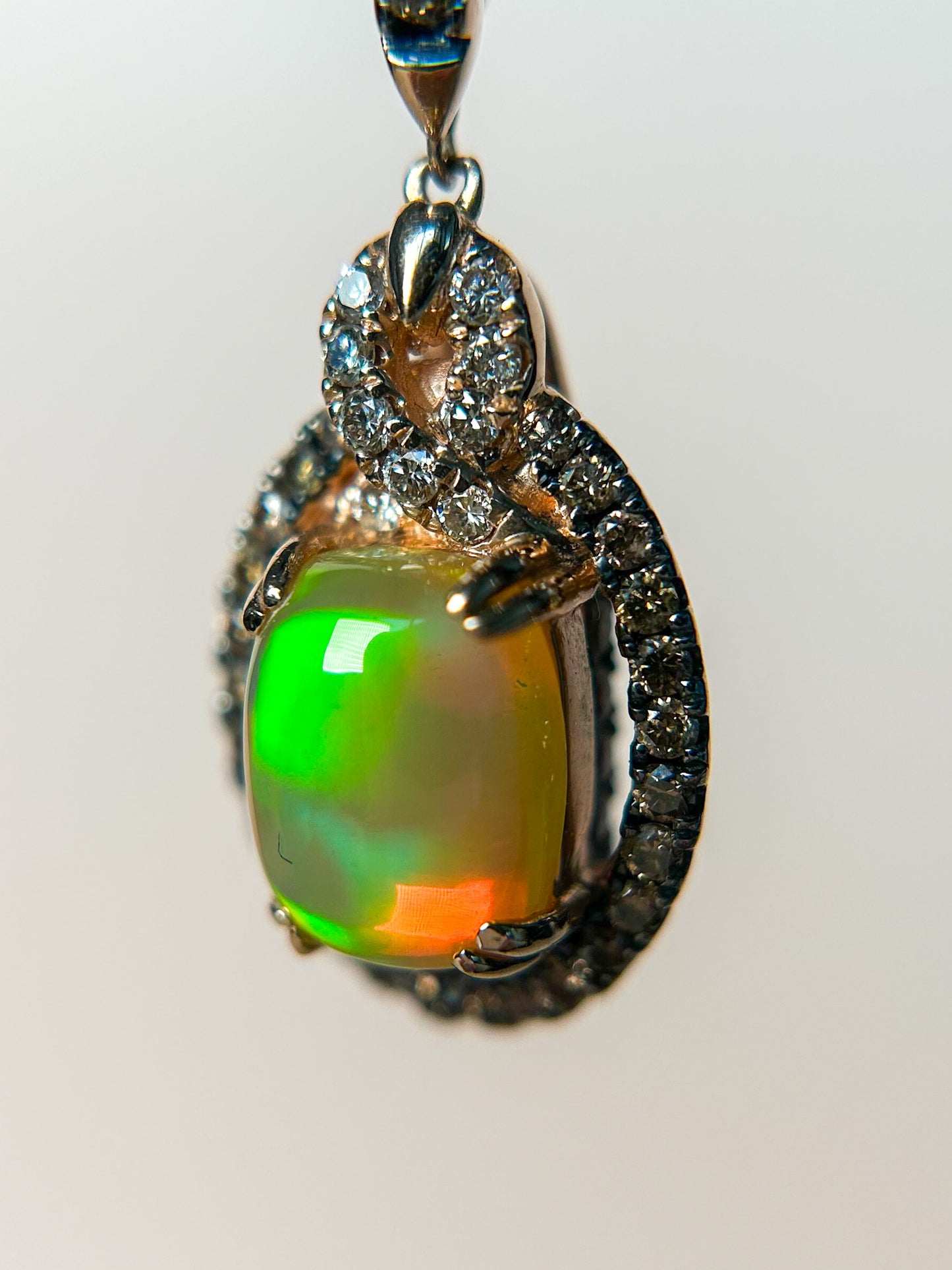 Opal Earrings - 1960s