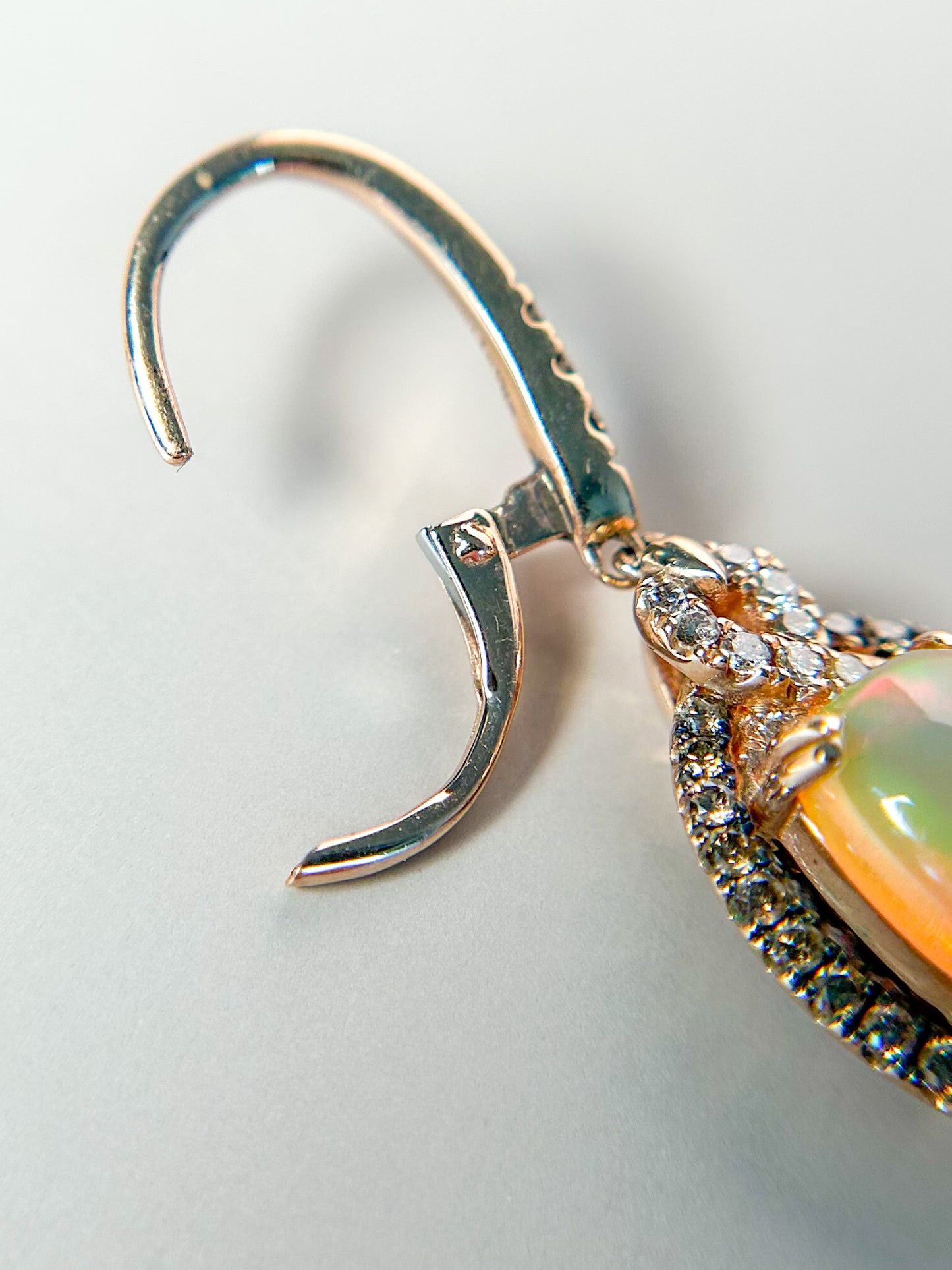 Opal Earrings - 1960s