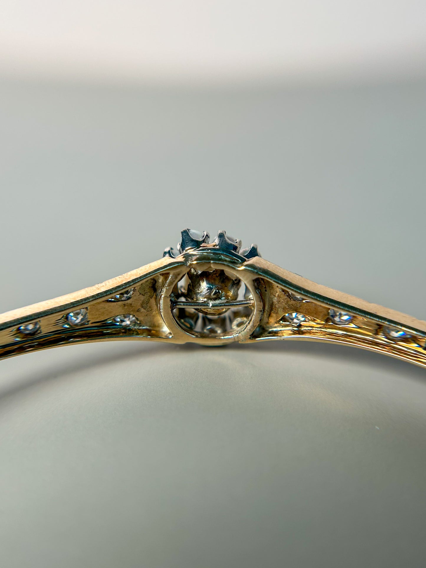 Art Deco Diamond & Pearl Bracelet