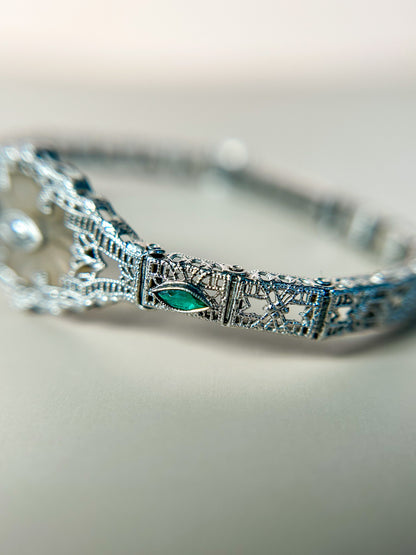 1920s Camphor Glass Bracelet