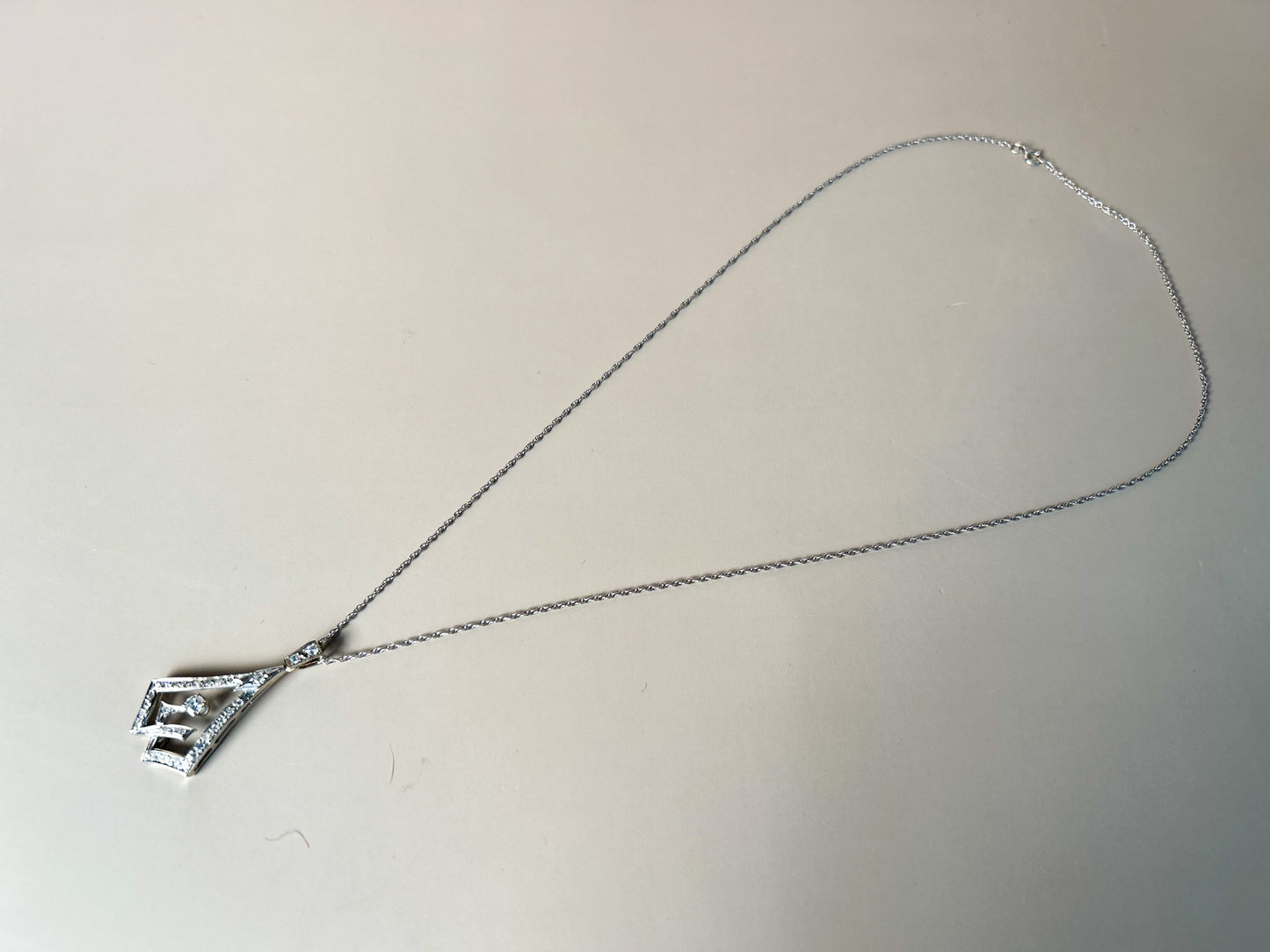 1940s Diamond Pendant