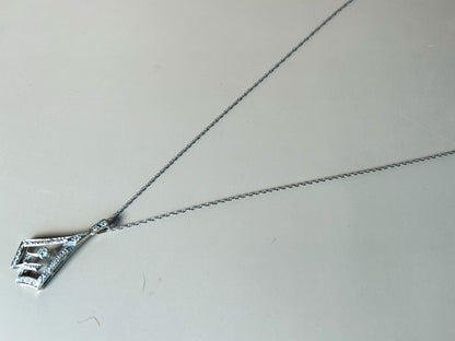 1940s Diamond Pendant