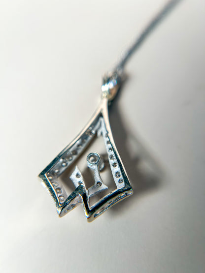 1940s Diamond Pendant