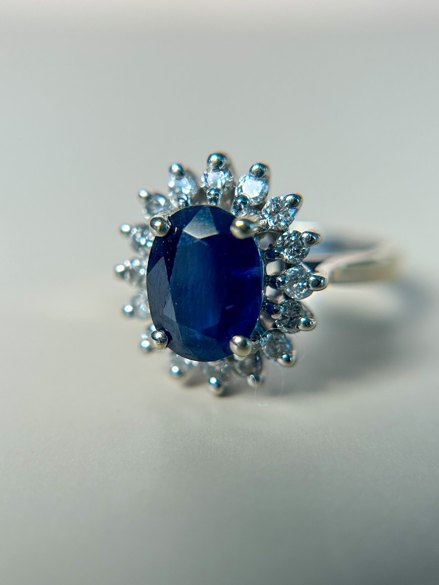 Sapphire & Diamond Ring