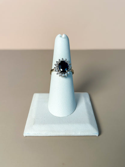 Sapphire & Diamond Ring